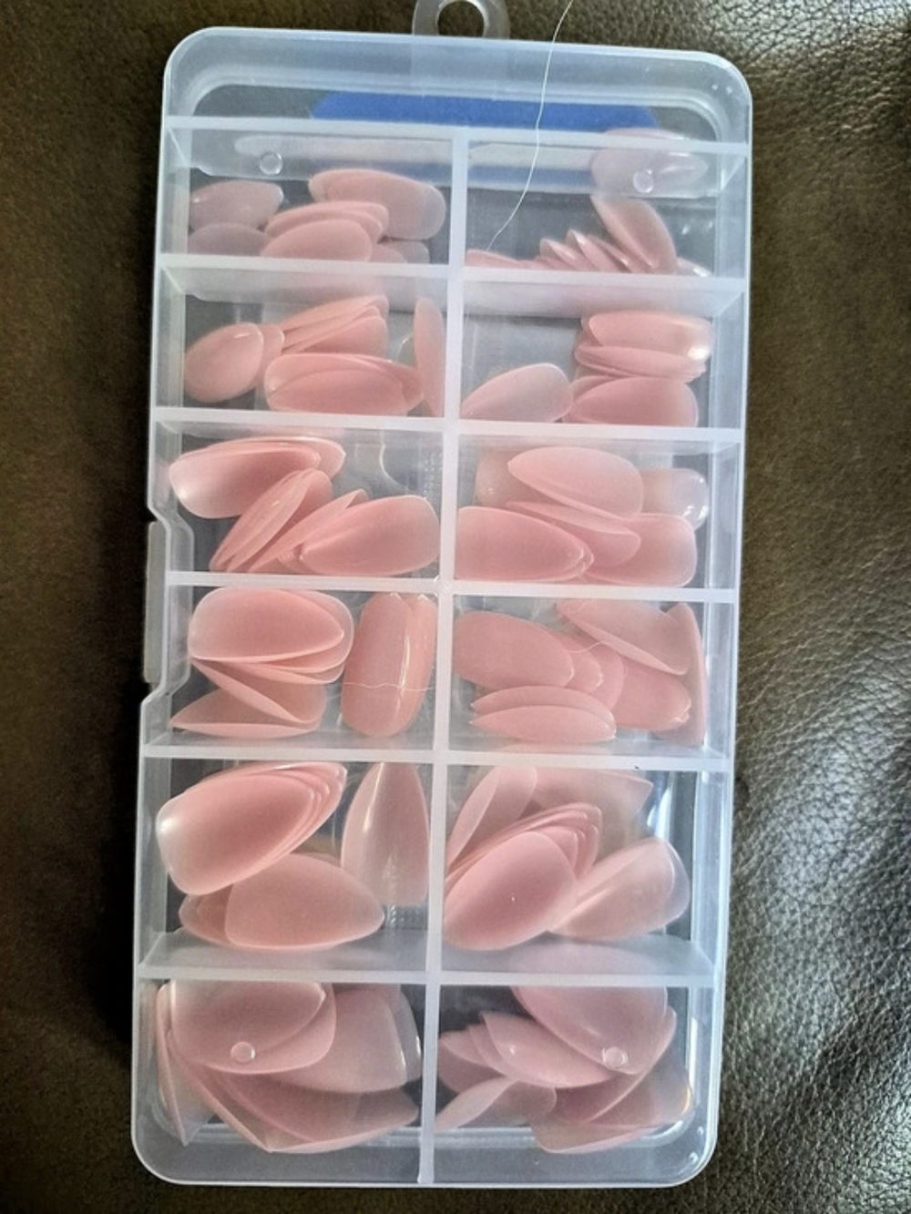 Lifextol Almond Press on Nails Pink NWT
